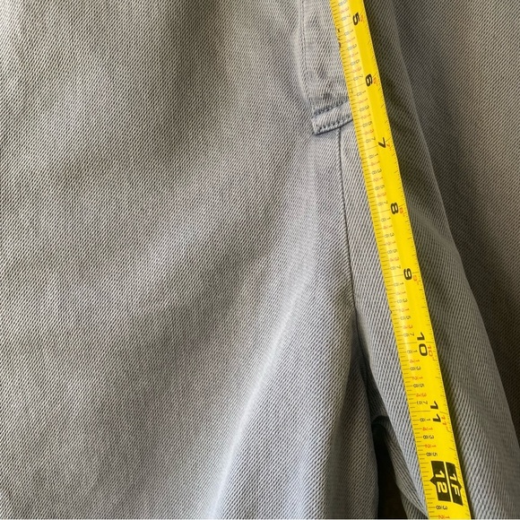 YFB Every Jumpsuit Denim Light Blue Short Sleeve Casual Button Down Tencel SZ M - Picture 6 of 9